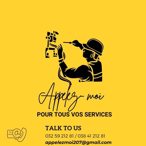 Logo appelez moi jaune